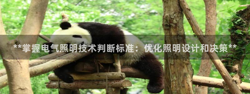 凯发k8娱乐欢迎您：**掌握电气照明技术判断标准：